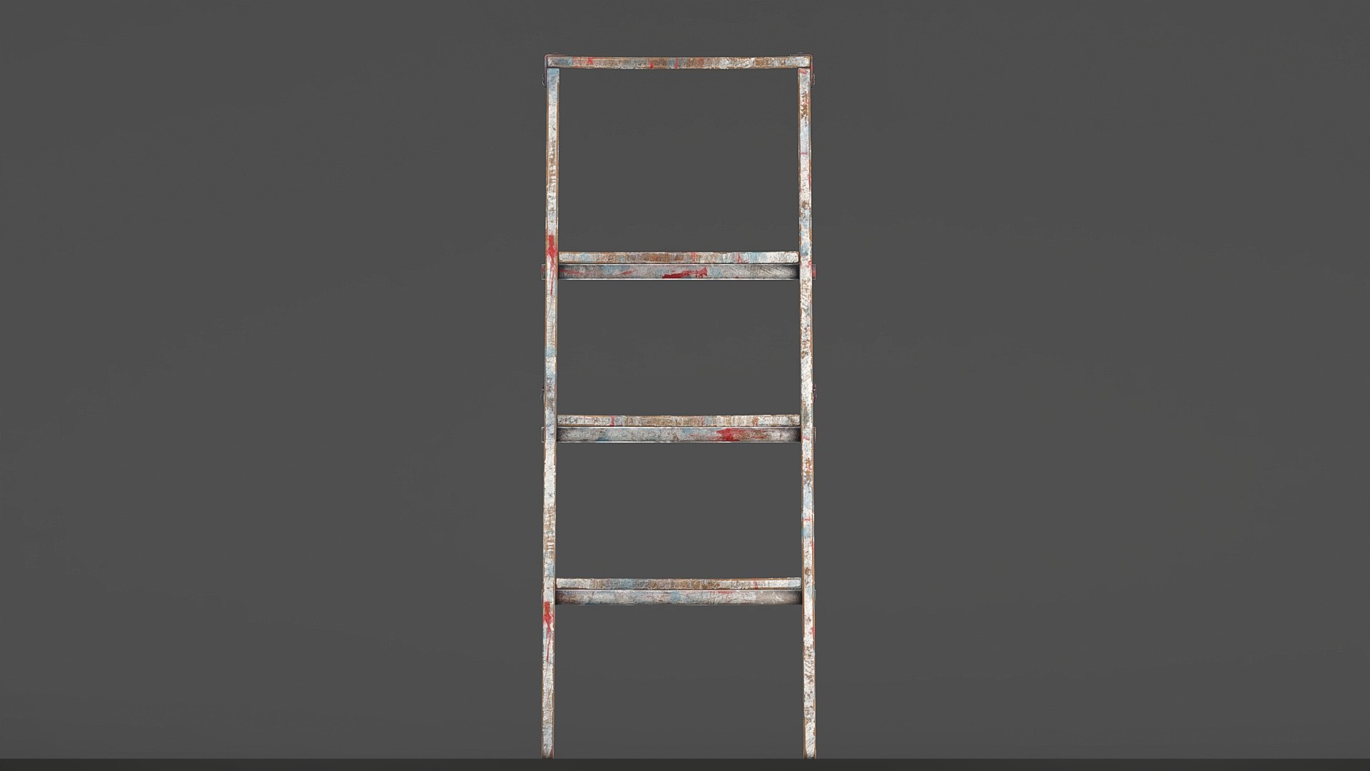 Painter Ladder Lowpoly Low-poly 3D Model - TurboSquid 2321792