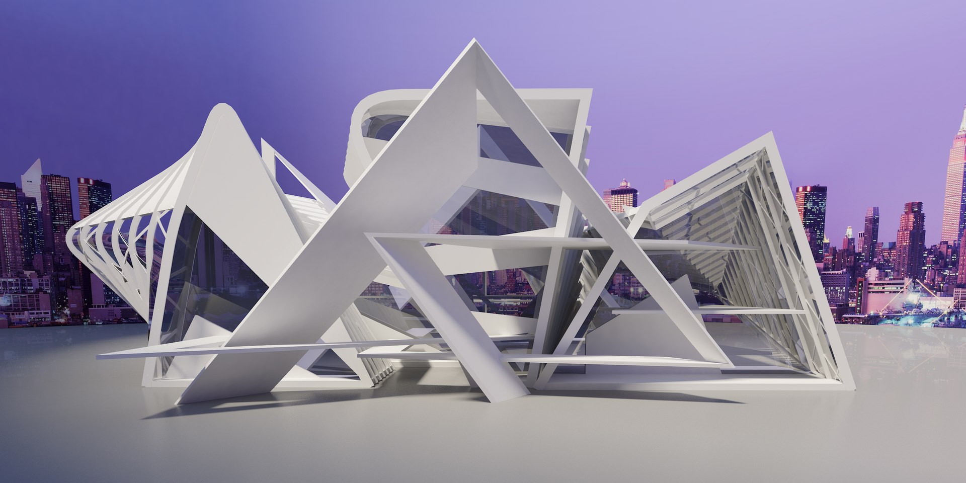 Modern Futuristic 3d Model