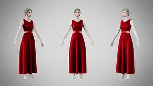 Dress 31 Ruby Velvet