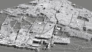 Citycape  Hague Netherlands 3D model