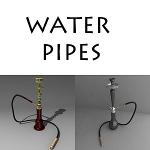 water pipes 3d model