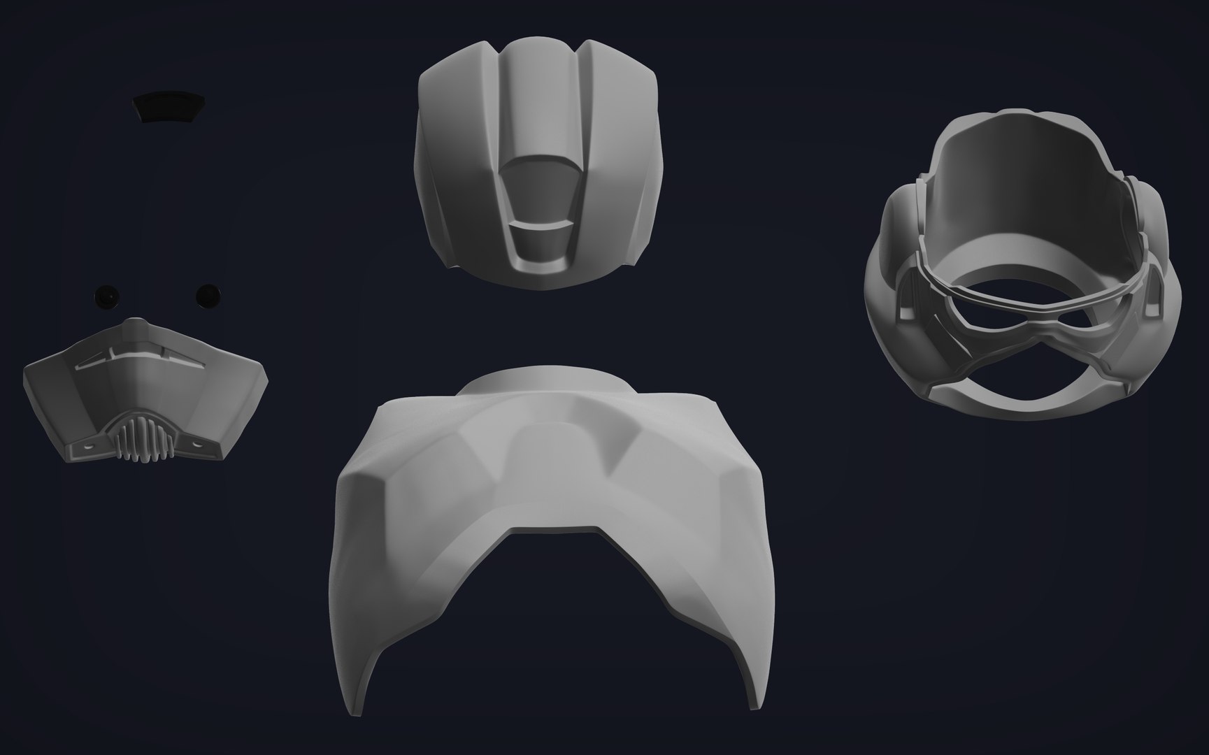 3D Model Clone Engineer Phase 2 Helmet And Body Armor 3D Print Model ...