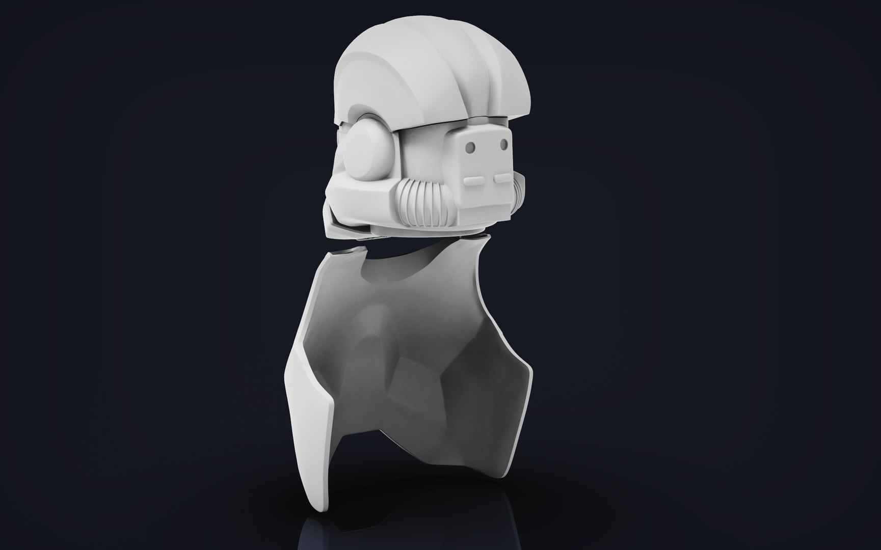 3D Model Clone Engineer Phase 2 Helmet And Body Armor 3D Print Model ...