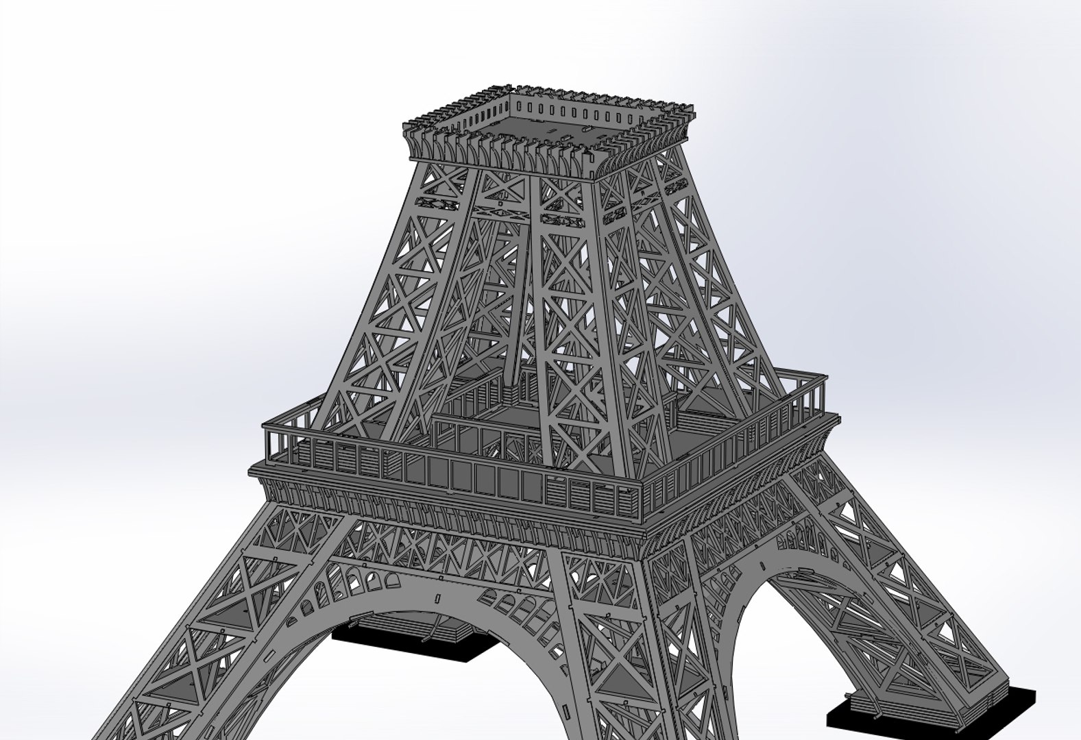 eiffel tower 3D model https://p.turbosquid.com/ts-thumb/jB/JtcCPL/zW/wip023/jpg/1611271517/1920x1080/fit_q87/10e8df0bde0dc385c0e5906008220e28c7ef60ef/wip023.jpg