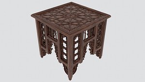 Arabesque table 3D model