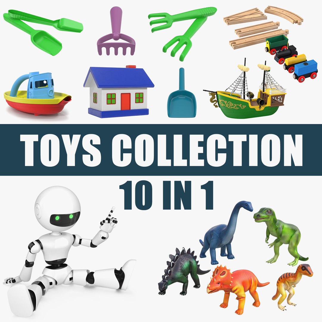 Toys Collection 3D model preview