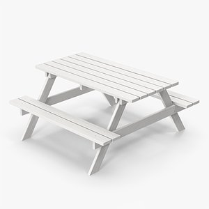 Garden Picnic Table 3D model