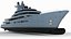 Динамическое моделирование суперяхты Lurssen Alibaba