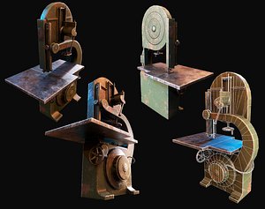 saw metalworking 3D model