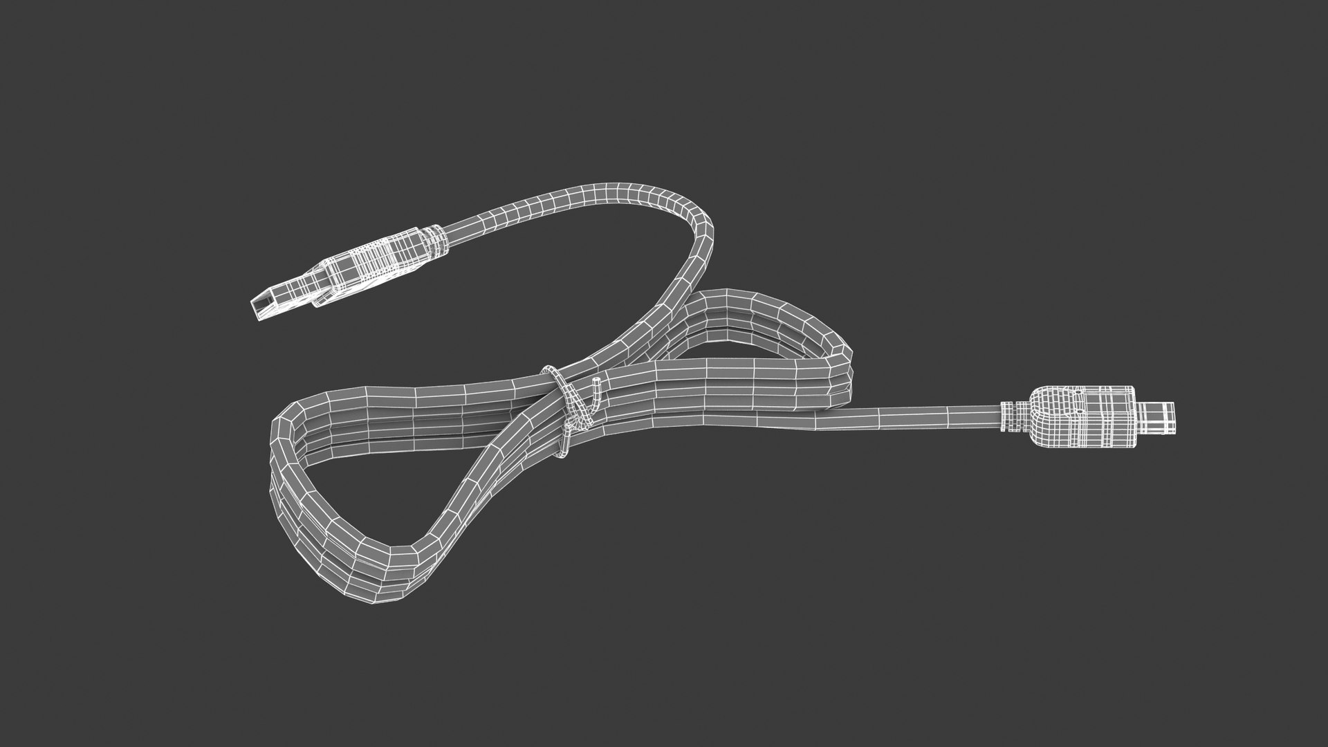 Usb Micro Cable 3D Model - TurboSquid 1618957