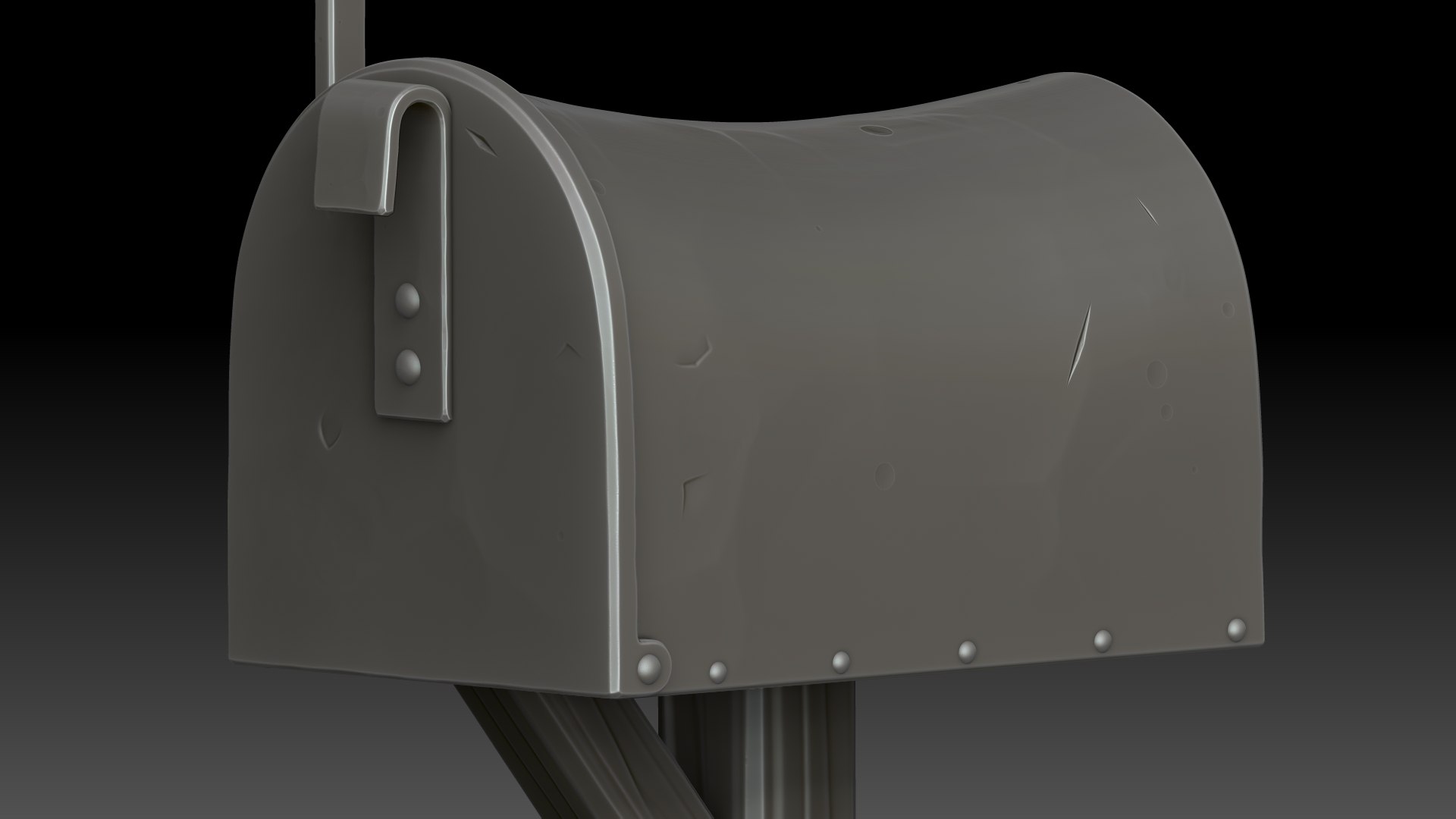 3D Model Stylized Mailbox - TurboSquid 2030116