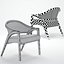 Edward Lounge Chair 3D