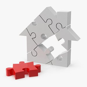Home Puzzle 3D model
