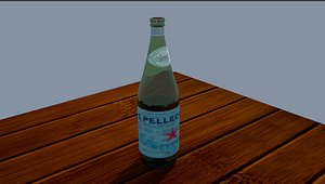 bottle glass 3d model