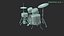 Drum Set 3D model