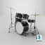 Drum Set 3D model