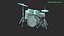 Drum Set 3D model