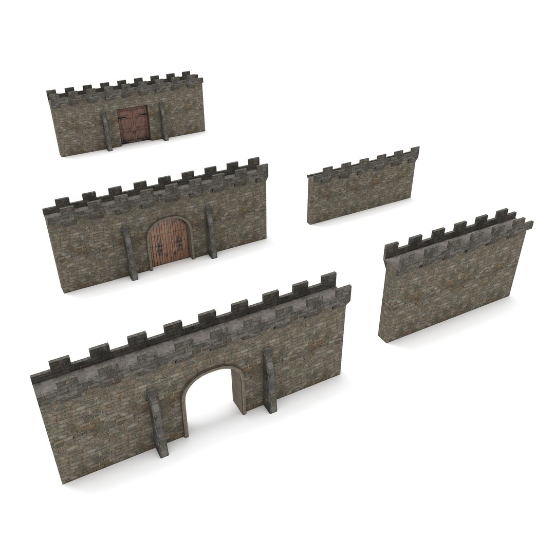 3d Castle Modular Pack - Model - Turbosquid 1269838