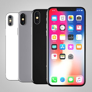 Apple iPhone X 2017 ( iPhone 10 ) with White, Space Grey and Black color