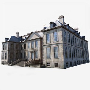 Carolean Mansion House PBR 3D model