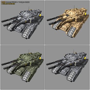 scifi heavy tank mx3 3D model
