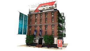 3D building city