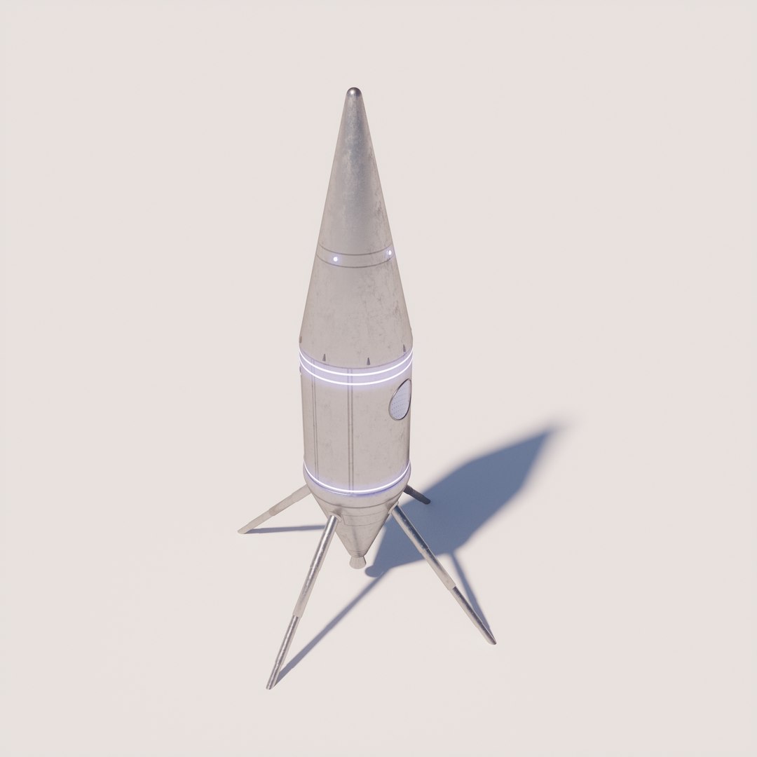 Futuristic rocket 3D - TurboSquid 1991317