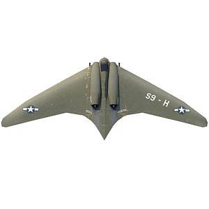Low Poly WWII Aircraft Horten Ho 229