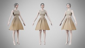 Dress 33 Grullo 3D