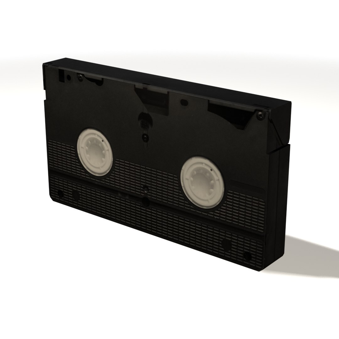 vhs tape 3d model