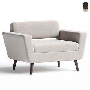 3D armchair 121