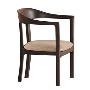 Wooden Dining Chair 3D model