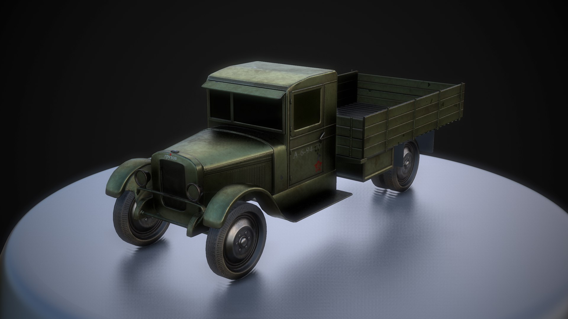 Free Ma Model Soviet Truck Cargo