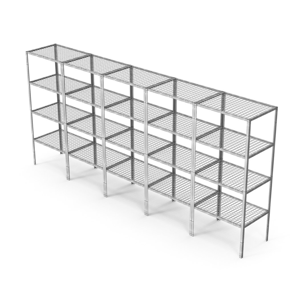 3D Warehouse Racks Model - TurboSquid 2275811