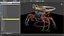 Male Fiddler Crab Rigged and Animated