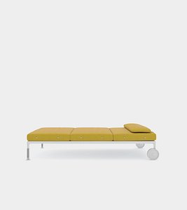 chaise lounge modelled 3D model