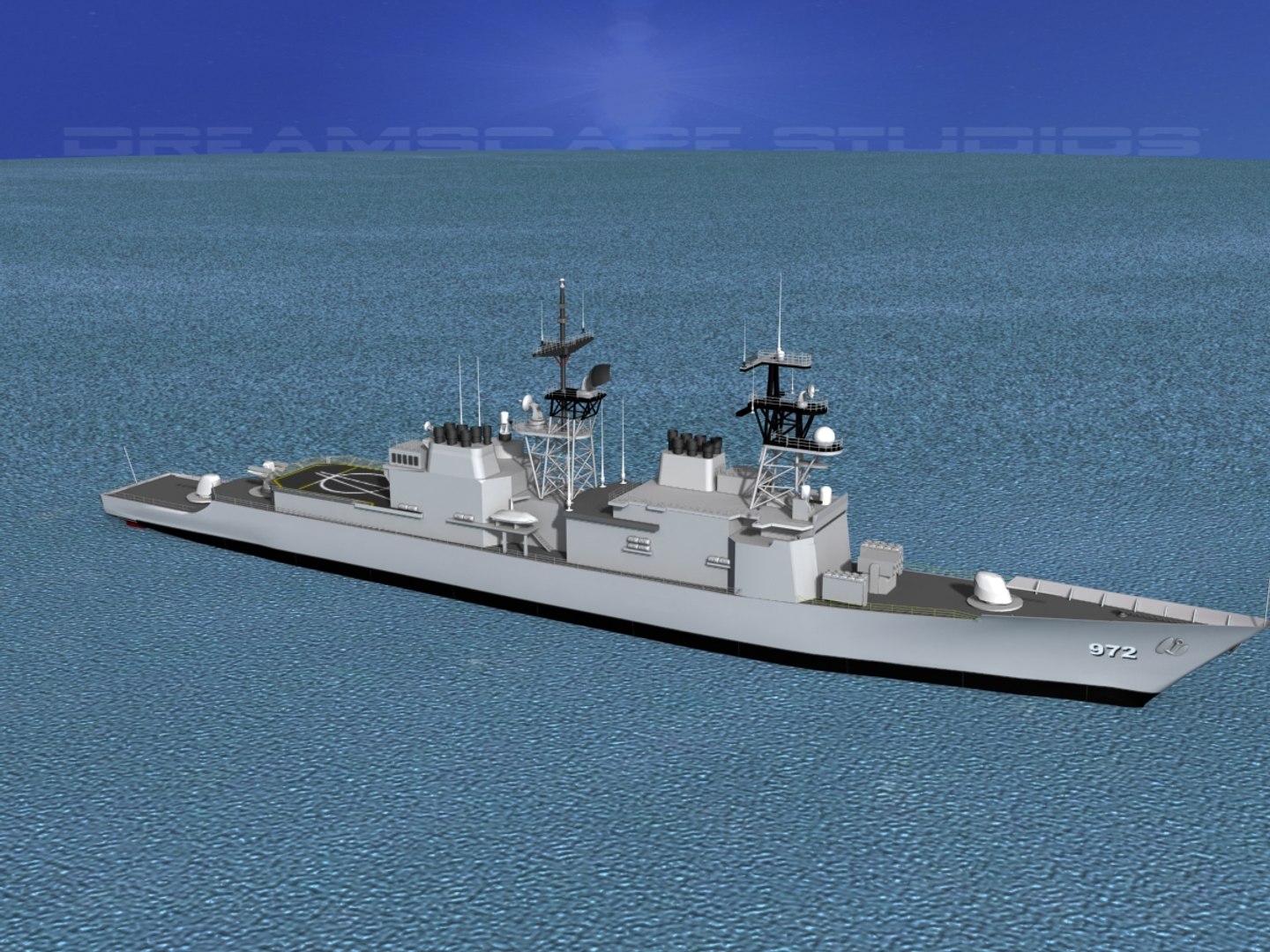 Destroyers Class Spruance 3ds