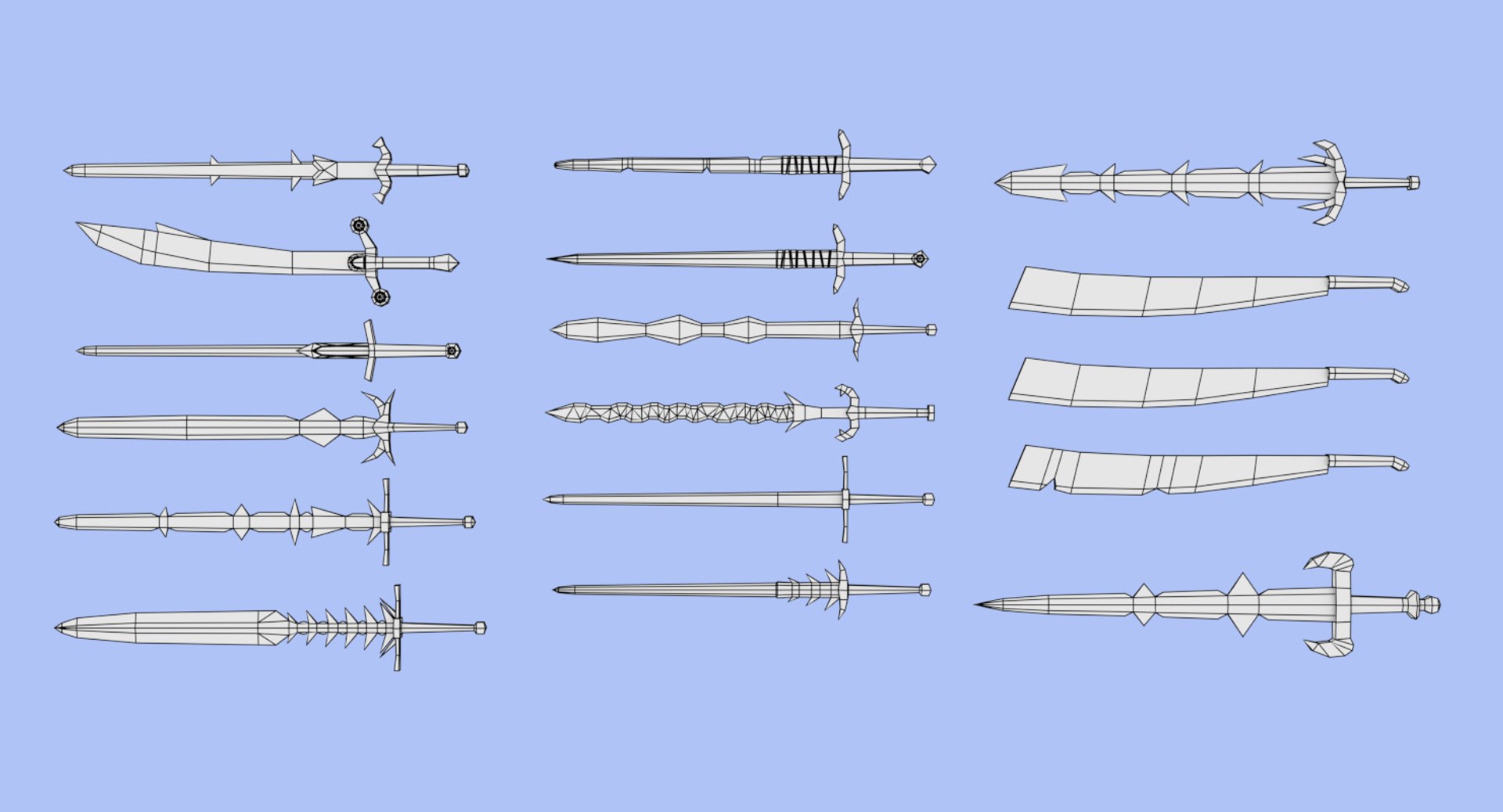 3D Medieval Weapons Pack Model - TurboSquid 1214378