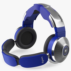 3D Dyson Zone Headphones Grey model