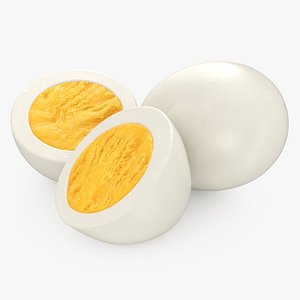 Hard Boiled Eggs 02 3D model