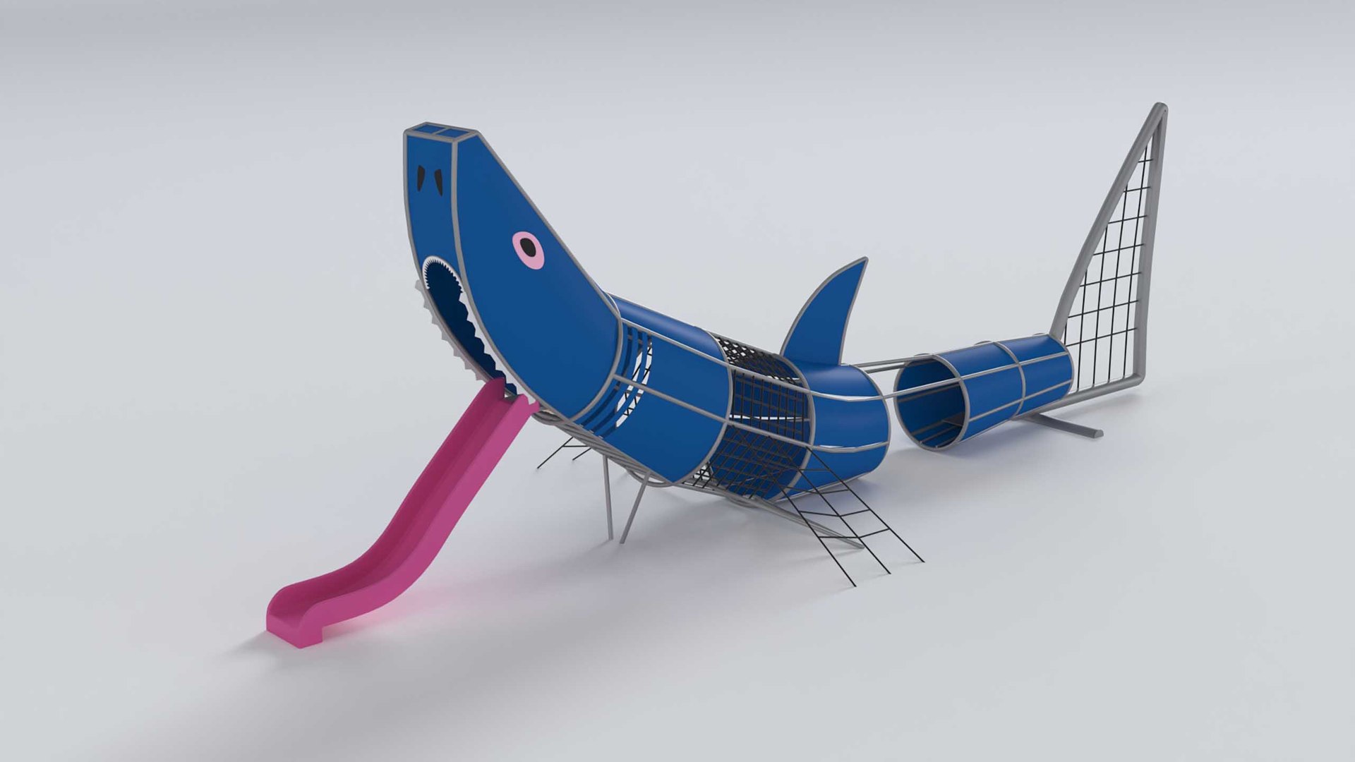 Children Playground Shark 3D Model - TurboSquid 1916987