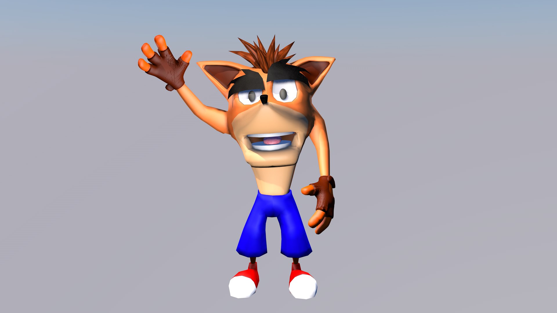 Crash Bandicoot Rigged - LANDED Style 3D Model - TurboSquid 2241484