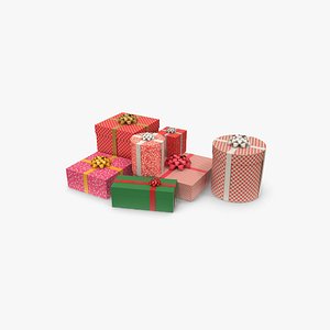 3D model gift giftbox