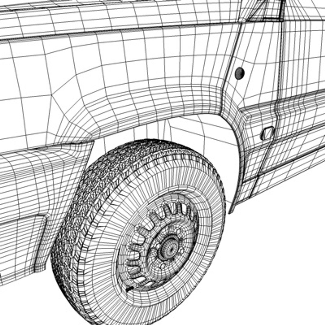 3d Fiat Panda Model