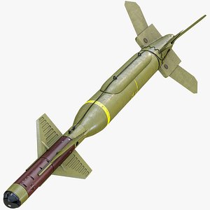 GBU-24 Paveway 3 Green Laser Guided Bomb PBR