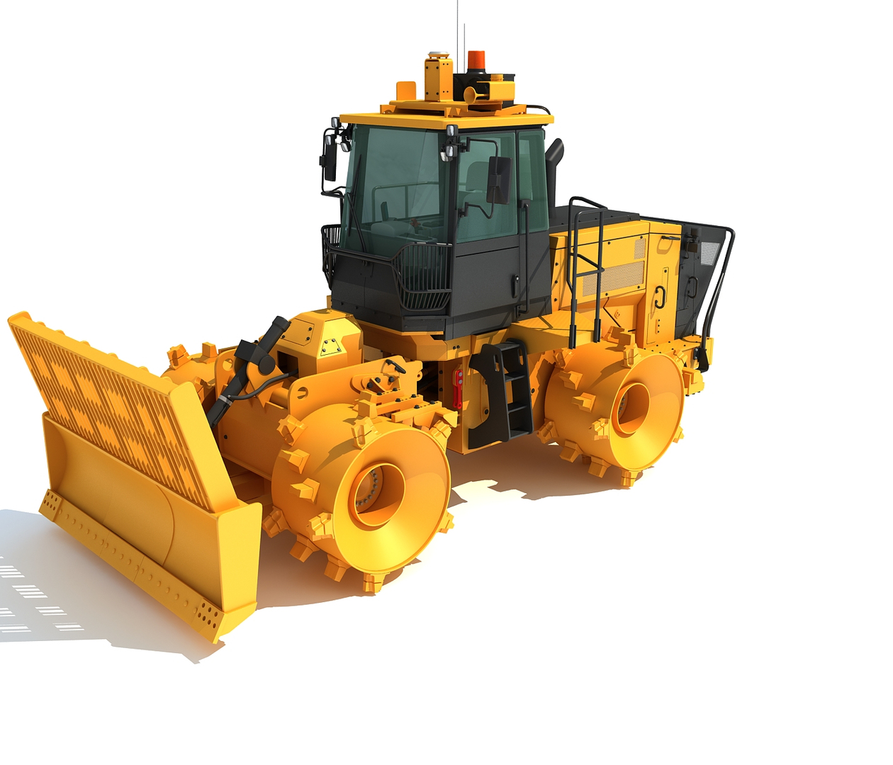 Landfill Compactor 3D Model - TurboSquid 1221596