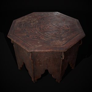 3D Octagonal Viking Table