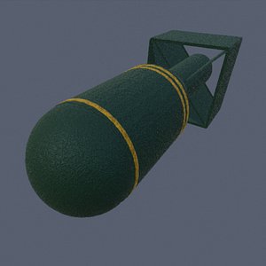 3D Nuclear Bomb - Atomic Bomb model