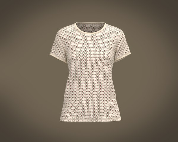 Ladies T shirt 3D model
