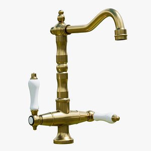 Vintage Brass Kitchen Faucet